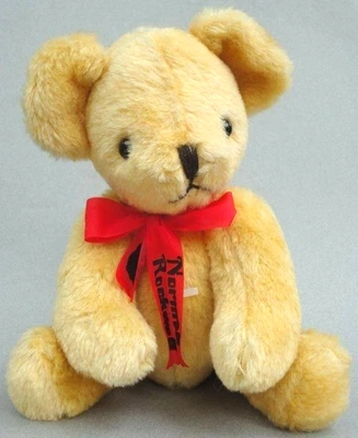 Oso de peluche Deans UK Norman Rockwell rubio mohair 12 pulgadas LE repro 1982 articulado de colección Foto 1 de 4