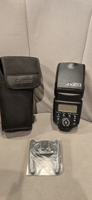 Canon Speedlite 430EX II External Flash With Case And Stand - Image 1 of 4