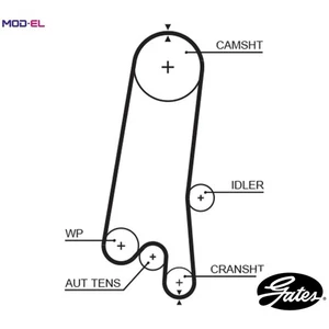 TIMING BELT 5597XS FOR DAEWOO CHEVROLET F18D2/F18S2 1.8L 4cyl TACUMAF18S2 1.8L - Picture 1 of 9