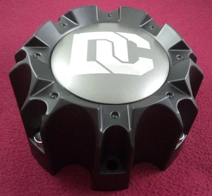 Dick Cepek Wheels Flat Black Custom Wheel Center Cap # CAP-WX05-165.1-170-8H (1) - Picture 1 of 3