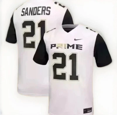 Nike Men's Coach Prime #21 Deion Sanders 2.0 White Jersey NWT Large - Image 1 of 4