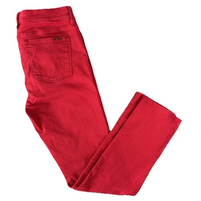 Ralph Lauren Jeans Womens UK 8 Green Label Red Modern Skinny Trousers - Image 1 of 4