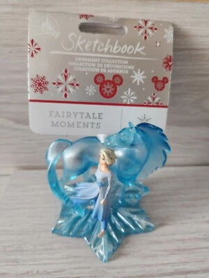 Disney Parks Elsa and Nokk Ornament Fairytale Moments Sketchbook Ornament-Frozen - Image 1 of 4