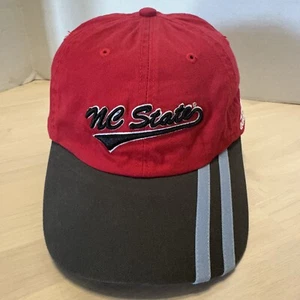 North Carolina State Hat Mens Adjustable Hat Red Adidas - Picture 1 of 6
