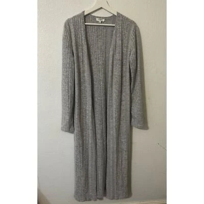 Umgee Women's Long Cardigan Sweater Size M Gray - Image 1 of 4
