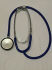 Preowned Dual Head Lightweight Adult Stethoscope Blue Great Condition