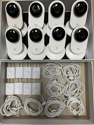 Lot 8 YI Home Camera 1080p Wireless IP Security Surveillance System Night Vision - Image 1 of 4