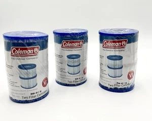 2pk x 3 = 6 Coleman SaluSpa Bestway hot tub spa filter cartridge VI 90352E NEW - Picture 1 of 7
