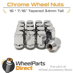 Alloy Wheel Nuts (16) 7/16 Bolts Tapered For Ford Escort [Mk1] 67-75 - Picture 1 of 1