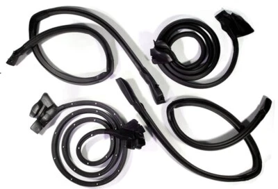 78-87 El Camino GMC Weatherstrip Seal Kit 4PC Door Roof Rubber Metro USA G-Body - Image 1 of 2
