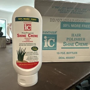 Fantasia Hair Polisher Shine Crème Leave In Conditioner Daily 7oz. READ ShipFAST - Picture 1 of 3