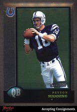1998 Bowman Chrome Preview #BCP1 Peyton Manning RC Rookie COLTS