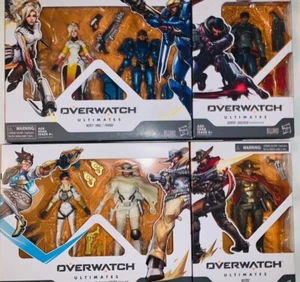Overwatch 6 Ultimates Mercy pharaoh Tracer McCree & Reaper Action Figures NEW - Picture 1 of 1