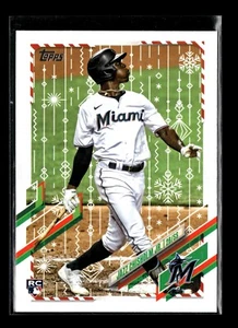 2021 Topps Holiday Edition RC Rookie Jazz Chisholm #HW182 NY Yankees Marlins - Bild 1 von 2