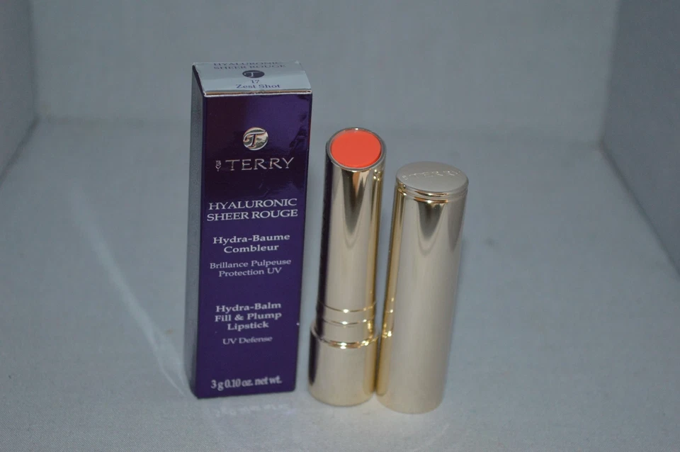Batom BY Terry Hyaluronic Sheer Rouge Hydra Balm Fill & Plump 17 Zest Shot  - Imagem 1 de 1