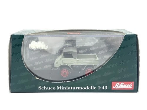 Schuco 03112 Unimog 401 Grigio in 1:43# NIB NI - Immagine 1 di 4
