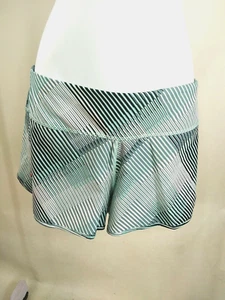 Smartwool Women Merino Sport Lined Shorts Aqua Print Medium 16604-J57 - Picture 1 of 9