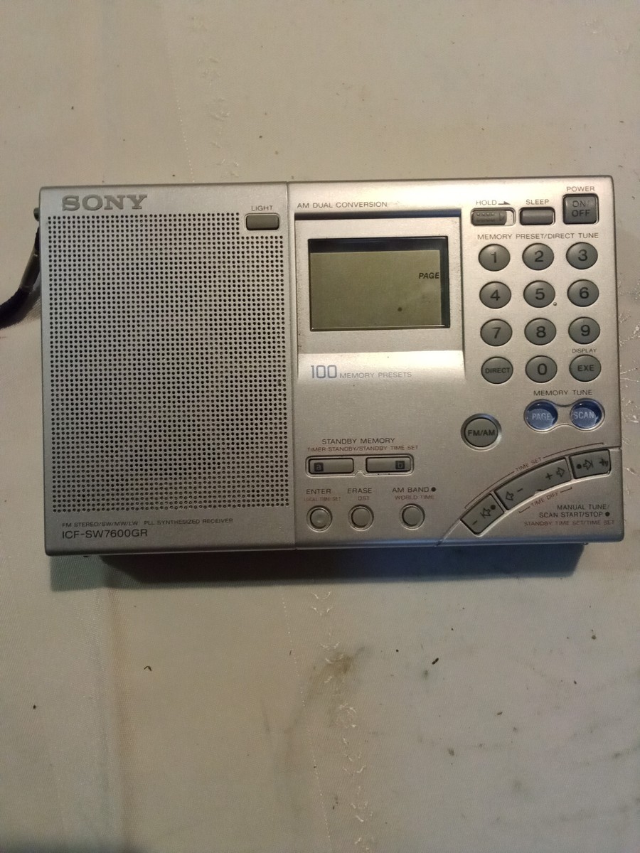 SONY ICF-SW7600GR PLLシンセサイザーレシーバー FM/LW/MW/SW SONY ICF