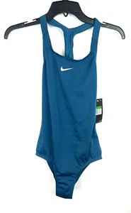 Nike Girl’s Blue One Piece Swimsuit Size L - Picture 1 of 3