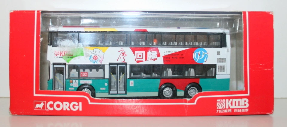 CORGI 1/76 43207 KMB LEYLAND OLYMPIAN 3 AXLE 102 SHAU KEI WAN - Bild 1 von 1
