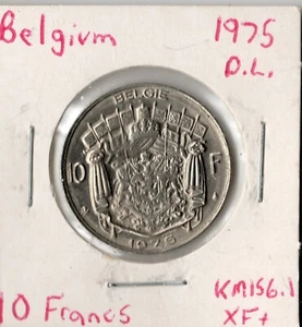 Coin Belgium 10 Francs 1975 KM156.1, Dutch Legend - Picture 1 of 1