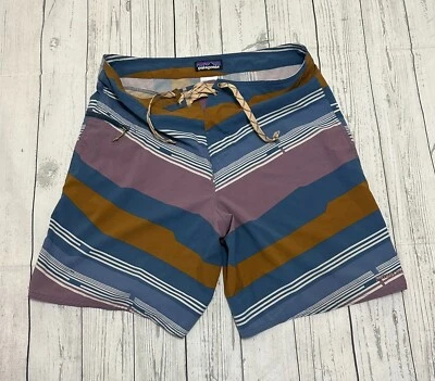 Patagonia Men’s Swim Trunks  Shorts Size 34 Striped - Image 1 of 4
