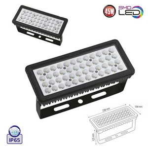 Proyector LED Exterior 45W Proyector Exterior Proyector Proyector Proyector Luz Exterior IP65 - Imagen 1 de 3