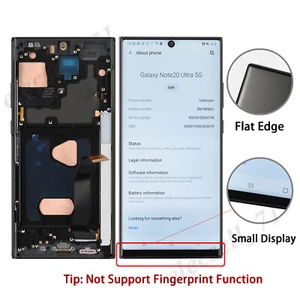 Pantalla Pequeña Para Samsung Galaxy Note 20 Ultra N985 N986 Pantalla LCD Repuesto - Imagen 1 de 7