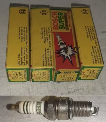 KIT 4 X CANDELA BOSCH W8DC per Bmw 318/320 E21/E30-518/520/525 E12/E28 Jaguar E- - Image 1 of 3