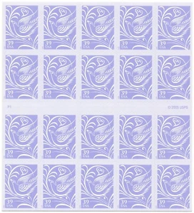 Scott #3998a Our Wedding Stamps (Dove) Booklet of 20 Stamps - MNH - Picture 1 of 2