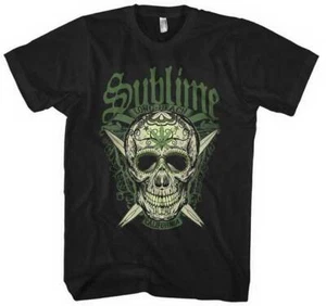 Sublime LBC Skull M, L, XL, 2XL Black T-Shirt - Picture 1 of 1
