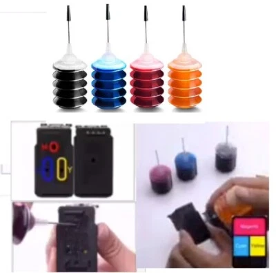 ILLICOENCRE Recharge d'encre universelle compatible avec imprimantes Hp Canon Epson Brother.