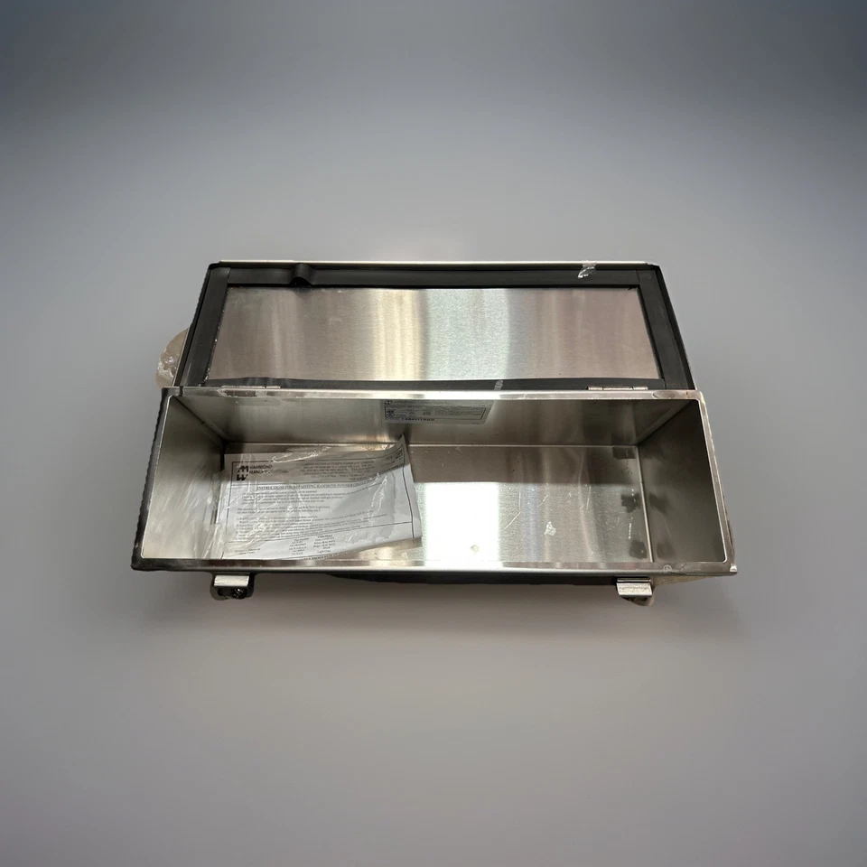 🔴HAMMOND MANUFACTURING 1486D18SS N12 CANAL DE CABLEADO 6x6x18 ACERO INOXIDABLE!!️ Foto 1 de 1