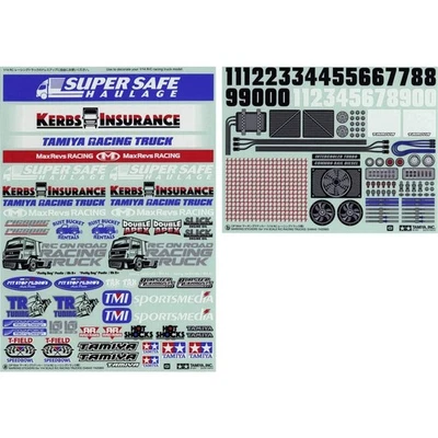 Tamiya Hop Up Options No.1844 OP.1844 Marking Sticker for On-Road Racing Truck 5 - Image 1 of 2