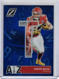 TRAVIS KELCE 2024 PANINI ZENITH DALLA A ALLA Z BLUE PRIZM #20 21/25 - Foto 1 di 2