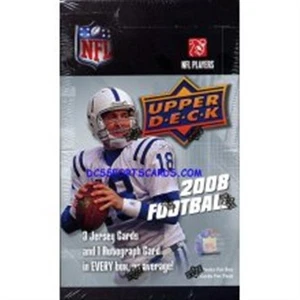 2008 UPPER DECK SEALED HOBBY FOOTBALL BOX 16 PACKS, 20 CARDS PER PACK - Picture 1 of 1