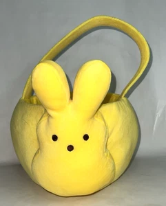 PEEPS Yellow Bunny Easter Basket B*J - Picture 1 of 8