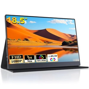18.5 Zoll Portable Monitor 100Hz FHD 1920*1080 IPs Tragbarer Monitore fur Mobile - Bild 1 von 7