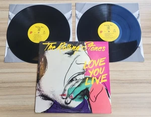 The Rolling Stones - Love You Live DOUBLE LP 12" Record Vinyl Rock 1977 EX/VG+ - Picture 1 of 17