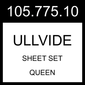 IKEA ULLVIDE Sheet Set Dark Blue Queen 105.775.10 - Picture 1 of 1