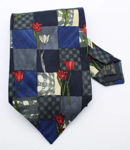 Ermenegildo Zegna Tie - 4x56.5" - Italy - 100% Silk - Roses - Bild 1 von 4