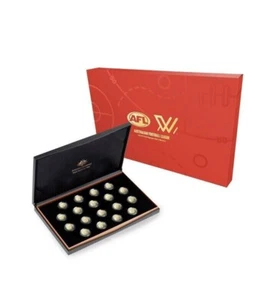 Australia 2023 AFL $1 Dollar Proof Set Eighteen/18 Coin Collection Full Set - Bild 1 von 4