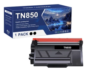 Cartucho de tóner negro TN850 TN820 para impresoras Brother HL, MFC y DCP (1 paquete) - Imagen 1 de 4