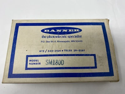 Banner Engineering SM180D Proximity Switch 10-30VDC - Image 1 of 4