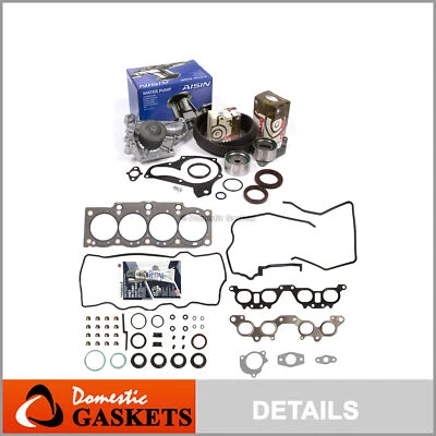 Juego de juntas de culata Kit de correa de distribución AISIN bomba de agua apta para 96-00 Toyota RAV4 3SFE Foto 1 de 4