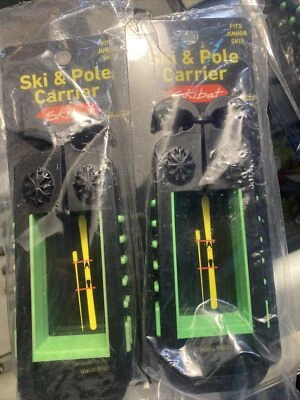 2 packages skibat ski and pole carrier by transpact junior skis Transpack