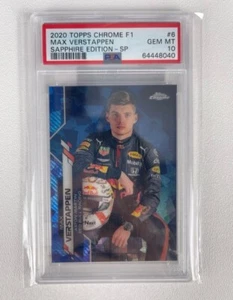 Topps Sapphire F1 2020 Fórmula 1 Max Verstappen #6 SP IV variación de imagen PSA 10 - Imagen 1 de 2