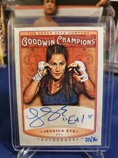 2019 Jessica Eye UFC MMA Upper Deck Goodwin Champions Autograph #A-JE Auto 20/76