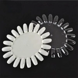 Ruota Espositore nail art ricostruzione unghie naturale trasparente pratica espo - Foto 1 di 3