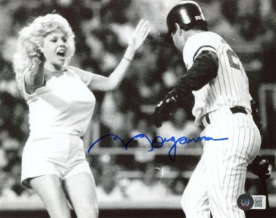 MORGANNA SIGNED AUTOGRAPHED 8x10 PHOTO KISSING BANDIT DON MATTINGLY BECKETT BAS - Image 1 of 2